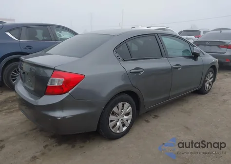 2012 Honda Civic Lx z USA, uszkodzony, nr VIN 2HGFB2F59CH563861